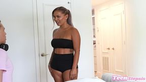 hot stepsister caught me sniffing her panties hayley davies