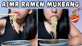 ASMR ramen mukbang