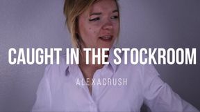 Caught in the Stockroom POV Blowjob - MP4