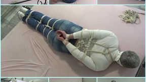 My amateur bondage, March 31, 2022: Jeans and Converse sneakers