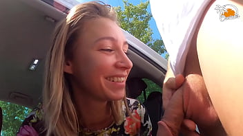 Horny&#x1F975; partners indulge in intimate moments in the parking lot