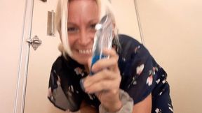 Sneaky dressing room masturbation