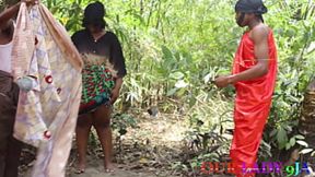Jungle heat: Raw Afro foursome on steamy African Christmas ritual night, plus size pleasures