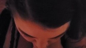 Submissive BBW Milf Deepthroats with a Throatpie