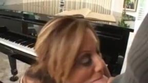 Sexy ass🍑 music instructor Demi Delia gets naughty😈 with her devoted pupil