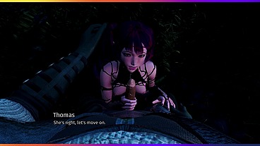 A House In The Rift 22 - Azaesha Giving BlowJob and getting fucked by Thomas infront of Lyriel