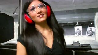 Dark Haired teenagers Jade blows and fucks eager dick