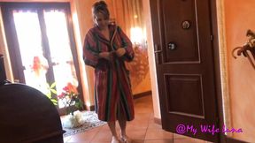 Lustful Luna lapped lavish anal&#x1F44C; lust beneath ladder's lingering grasp