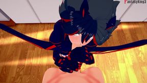 ryuko matoi fucking hard sex - red pov - killlakill - full & pov on sheer & ptrn: fantasyking3