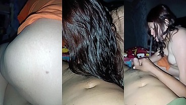 Ella Se enojó y empezó a chuparme la verga para tragar semen!