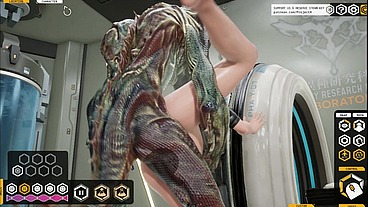 Fallen Doll Operation Lovecraft [PornPlay Hentai SFM game] intense fuck with internal vew of anal and pussy