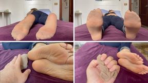 I didn't imagine that my friend's step-brother liked to sniff feet - 4K