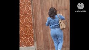 SUEGRA GORDITA, TRASERO GRANDE ROTO DE SEMEN