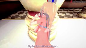 rosalia blowjob and fucked - red 1 - mario bros - full & fpov on sheer & ptrn: fantasyking3