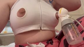 Pumping my milky breasts