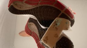 A Crushing Clip with POV and underglass views on Nike Free Pegasus Sneakers - Foodcrush and Sneaker fetish - HD