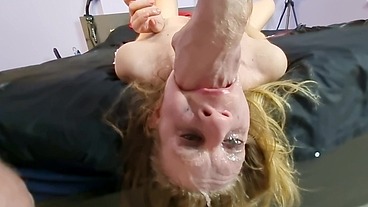 [DRY] EXTREME 0% Pussy Nikki Riddle Hardcore throat & ass destruction, Sloppy Gagging Face fuck, Spit, Slapping