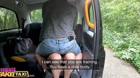 Hot taxi driver seduces male stripper for a wild ride
