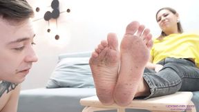 EMILY - Even my dusty feet are a reward for you! (HD)
