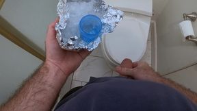 helping stepson to get a sperm sample with my ass and pussy