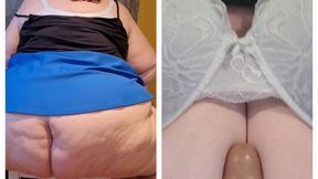 Dildo play & fuck - 2 naughty videos in 1