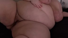 SSBBW Pussy Tour, Reaching Around My Fat Belly