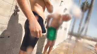 I get a firm on in Speedo, highly scorching in front of people in the showers