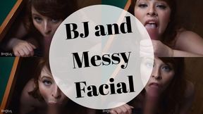 BJ and Messy Facial HD