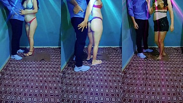 Gostosa do rabo grande desfiala só de calcinha. maravilha!