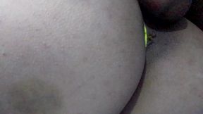 my bbc bull mades my ass dirty because the pussy pounding he gaves me in missionary