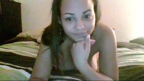 Cute Mature Latino Babe, Huge Tits and Nice Shaved Cunt