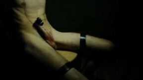 straight guy tied up screams for help (big cumshot his only option)