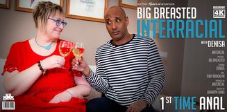 Big breasted Denisa gets an interracial anal fuck