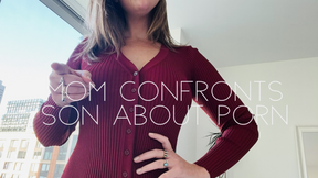 Step-mom confronts step-son about porn