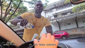 Colombian MILF Monique Fuentes Sucks Stranger's BBC in Car, Gets Fucked Hard at Home