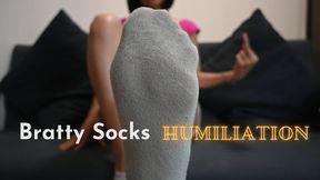 Bratty Sock Humiliation JOI