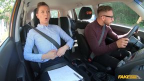 Fake Driving School - Lick My Pussy To Calm Me Down 1 - Emylia Argan