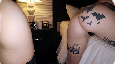 Kat Karma & Miss Homicyde Gangbang In Texas!