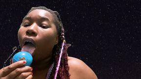 Giantess Licks and Sucks Tiny World 4k
