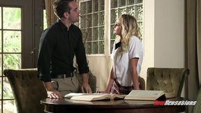 bratty student kenzie kai gets some rough tutoring