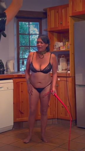 Key moment from &quot;Dominatrix Mistress April - True Submission of my Slaves&quot;