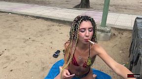 Rasta Girl Flames Up, Craves Anal&#x1F44C; Passion
