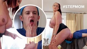 Sexy - British MILF Emma Butt Gets Massage From Her Cheeky Stepson Sam Bourne