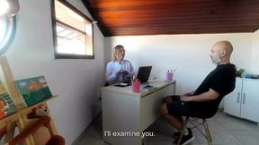 Guy sees the urologist, gets turned on, and gets his ass&#x1F351; fucked hard