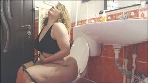 You're going to lick my asshole after I take a big dump!