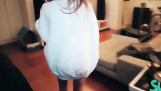Tiny College oriental 19 Yo Hard Banged And Creampied By Her