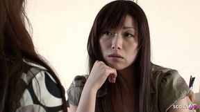 japanese lesbian office girl need a cock and seduce her co-worker to uncensored jav fuck