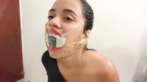 Sara's First Bondage Experience - Part 1: Gagging The Girl (wmv)