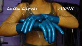 Latex gloves fetish and asmr