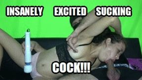 BLOWJOB MOANING ELECTRIC MASSAGER SHE GOES TOTALLY WILD SUCKING COCK BECAUSE HE MASTURBATES HER + ORAL CREAMPIE + CUM SWAPPING + CUM SWALLOWING DIANA BJA11B HD MP4